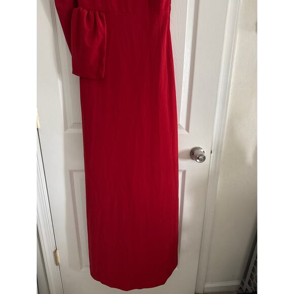 CHICME Red one shoulder top size L - Picture 8 of 10